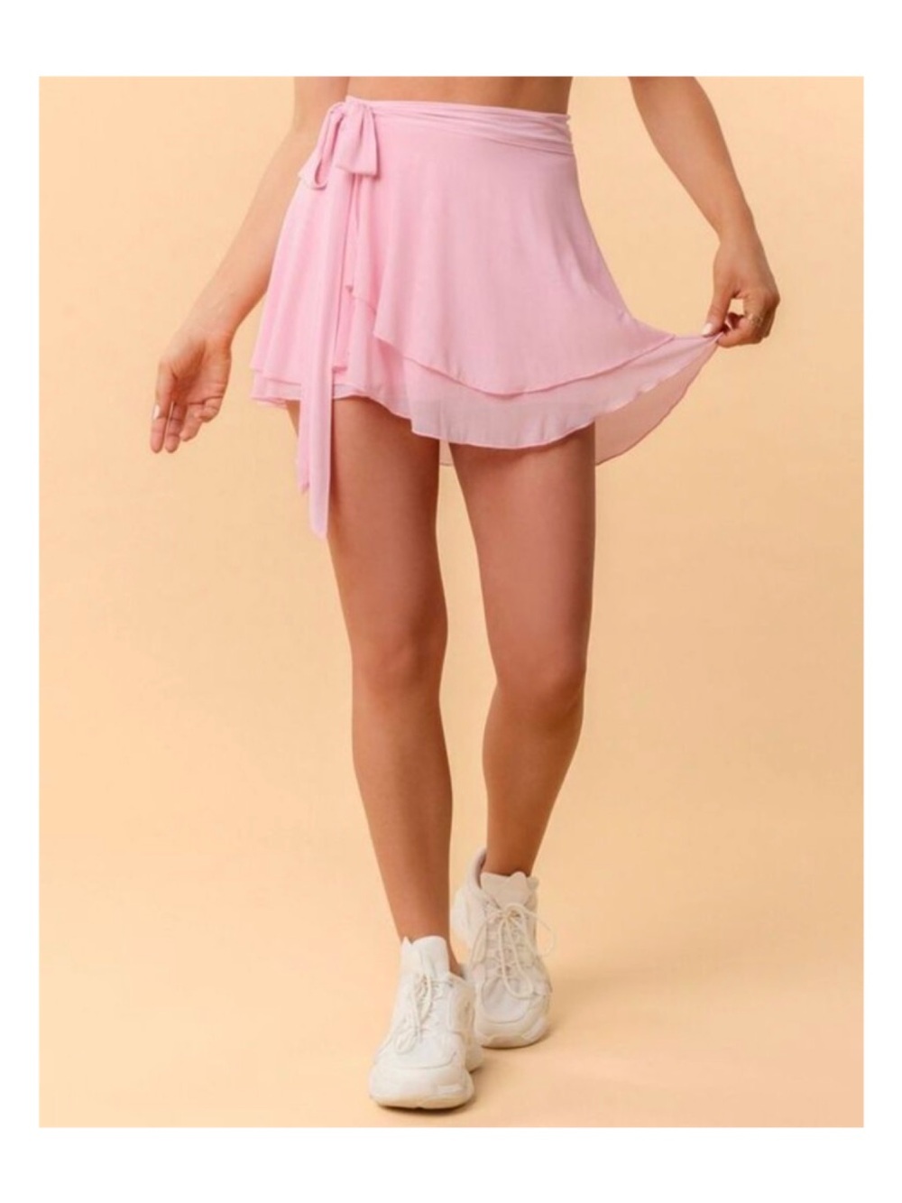 Blogilates Dance Studio Wrap Skort (Pink - Medium)